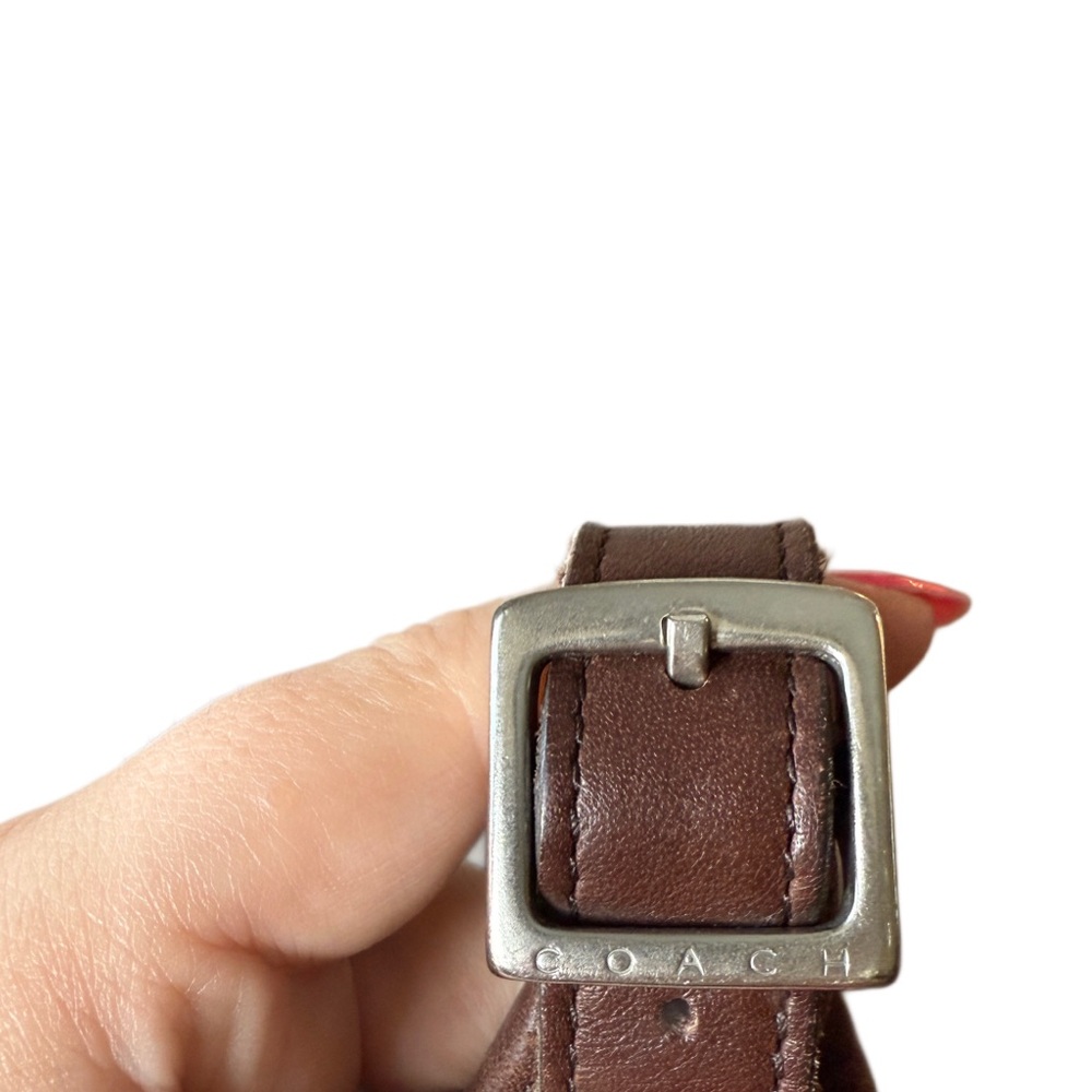 ON HOLD DO NOT BUY Vintage Brown Leather Authentic Coach Hippie Flap Bag - Picture 8 of 10